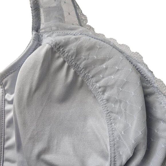 Rhonda Shear Powder Blue Style 676  Shapewear Leisure Bra in Size 3X - Picture 4 of 7